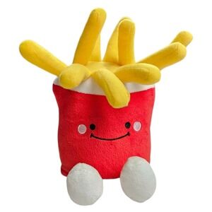 Mimicoco Weighted Sensory Lap Plush French Fries Red and Yellow Heavy 1 Pound